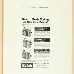 Scrapbook - Kodak Australasia Pty Ltd, Advertising Proofs, 'Sample Advertisements', Coburg, 1960