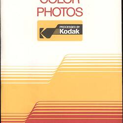 Envelope - 'Color Photos', Kodak Australasia Pty Ltd, 1984