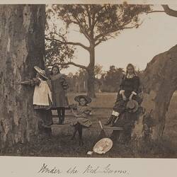 Photograph - 'Under the Red Gums', by A.J. Campbell, Victoria, circa 1895