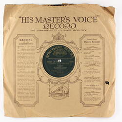 Disc Recording - Zonophone Record, Double-Sided, 'Every Valley' & 'Comfort Ye' (Messiah), Handel, 1915-1926
