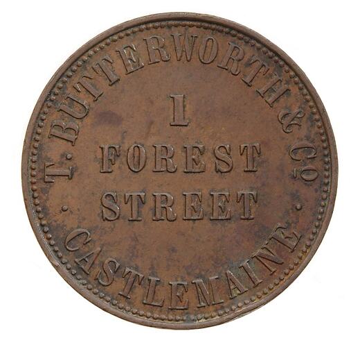 T. Butterworth & Co.Token Penny