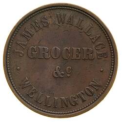James Wallace, Grocer, Wellington, New Zealand (circa 1830-?)
