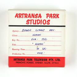Motion Film - Kodak Australasia Pty Ltd, Television Commercial, Brownie Starlet Camera, circa 1960s