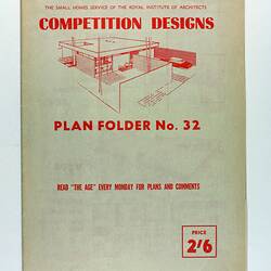 Designs - 'Plan Folder 32', Competition Designs, Small Homes Service, Royal Institute of Architects, circa 1960s