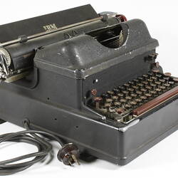 Typewriter - IBM, Electric Typewriter Model 01, circa 1937