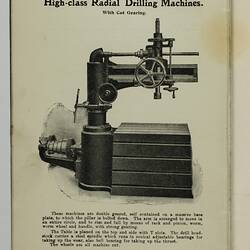 Trade Literature - Bevan & Edwards Pty Ltd, Machine Tools, 1907