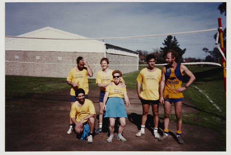 Kodak Australasia Pty Ltd, 'Volleyball Grand Final', Ronnie's Rayguns Portrait, Coburg, 07 Jul 1988