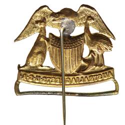 Badge - Visit of the US Fleet Commemorative, Australia, 1908, Reverse