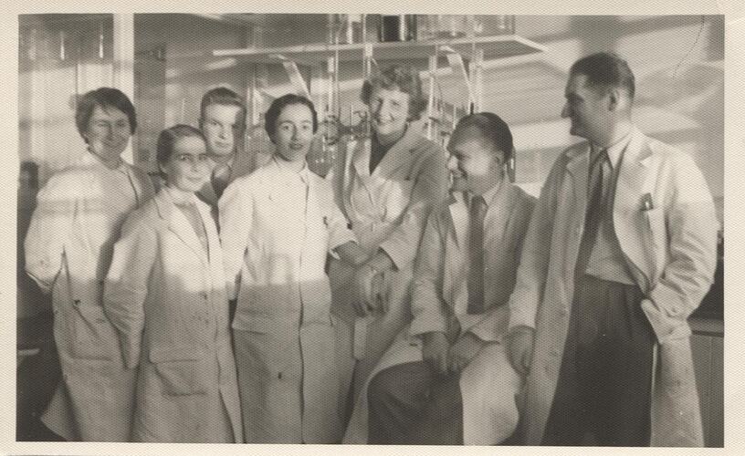 Photograph - Kodak Australasia Pty Ltd, Chemists in Analytical Laboratory, Research Dept, circa 1955