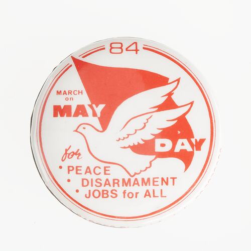 Badge - May Day, 1984