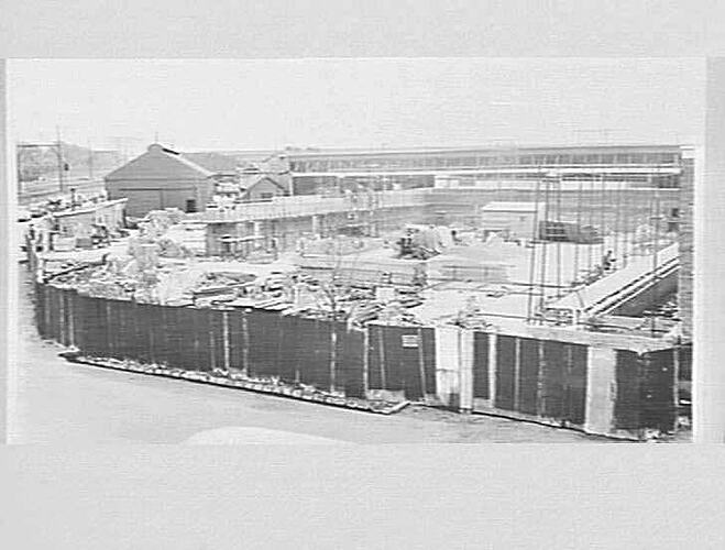 [STP 2] 12 SEP 1955, 3RD SERIES SHOWING PROGRESS MADE ON BUIDINGS FOR VICTORIAN BRANCH SHOWROOMS ETC, 12TH SEPT 1955 (SEE PAGES 142 & 141)