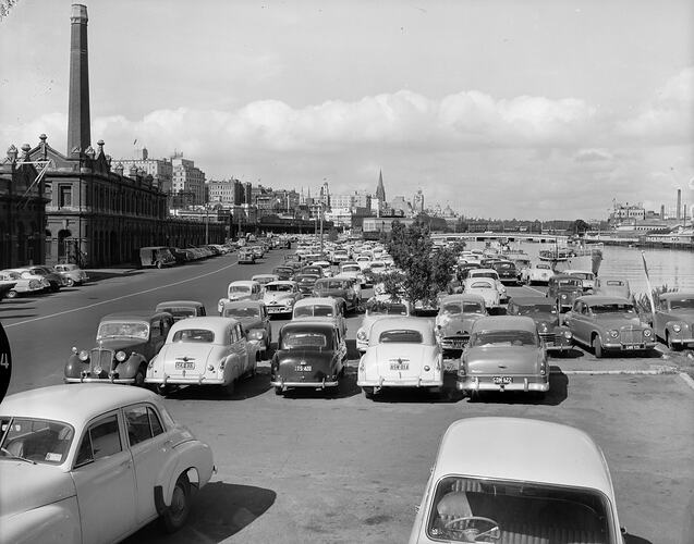 Cityscape, Melbourne, Victoria, 1956