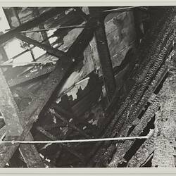 Photograph - Kodak Australasia Pty Ltd, Silver Nitrate Building Fire, Ceiling, Abbotsford, Victoria, 14 Jul 1952
