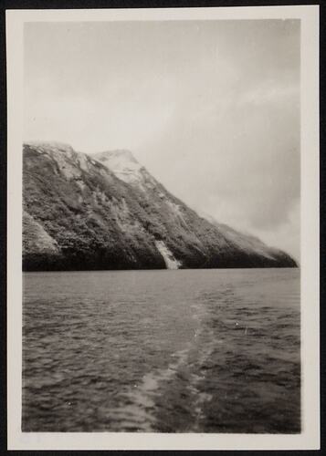 View of O'Brien Island, one of the Islands of the Tierra del Fuego archipelago, 7th May 1929