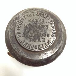 Token Die - 1 Penny, Evans & Foster, Booksellers & Stationers, Melbourne, Victoria, Australia, 1862
