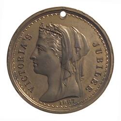 Medal - Adelaide Jubilee International Exhibition, South Australia, Australia, 1887