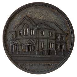 Medal - Wesleyan Sunday School Exhibition, Victoria, Australia, pre 1893