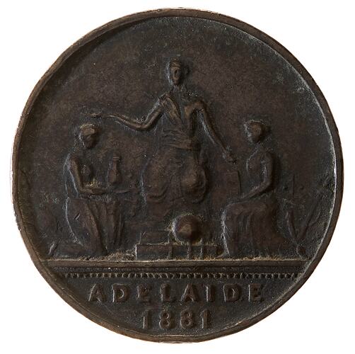 Medal - Adelaide Exhibition 1881 Bronze Prize, 1881 AD