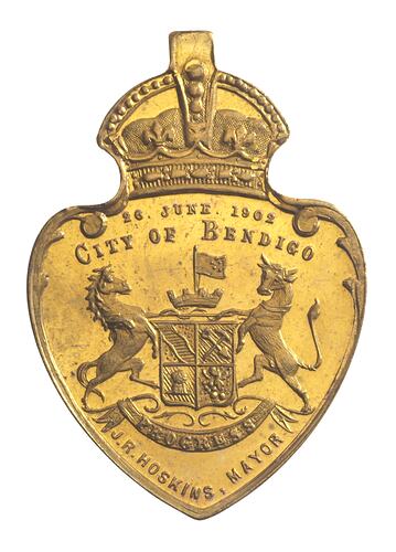 Medal - Edward VII Coronation, Bendigo, 1902 AD