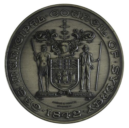 Medal - Sydney Centenary of Incorporation, 1942 AD