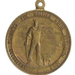 Medal - Visit of the British Fleet, 1924 AD