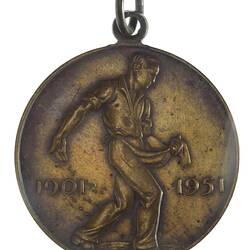 Medal - 50th Anniversary of Commonwealth of Australia Schools, Australia, 1951