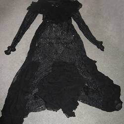 Dress - Black Lace, Antigoni Kyriazopoulos, Melbourne, circa 1910s-1920s