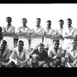 Photograph - H.V. McKay Massey Harris, Soccer Team, Sunshine, Victoria, 1947