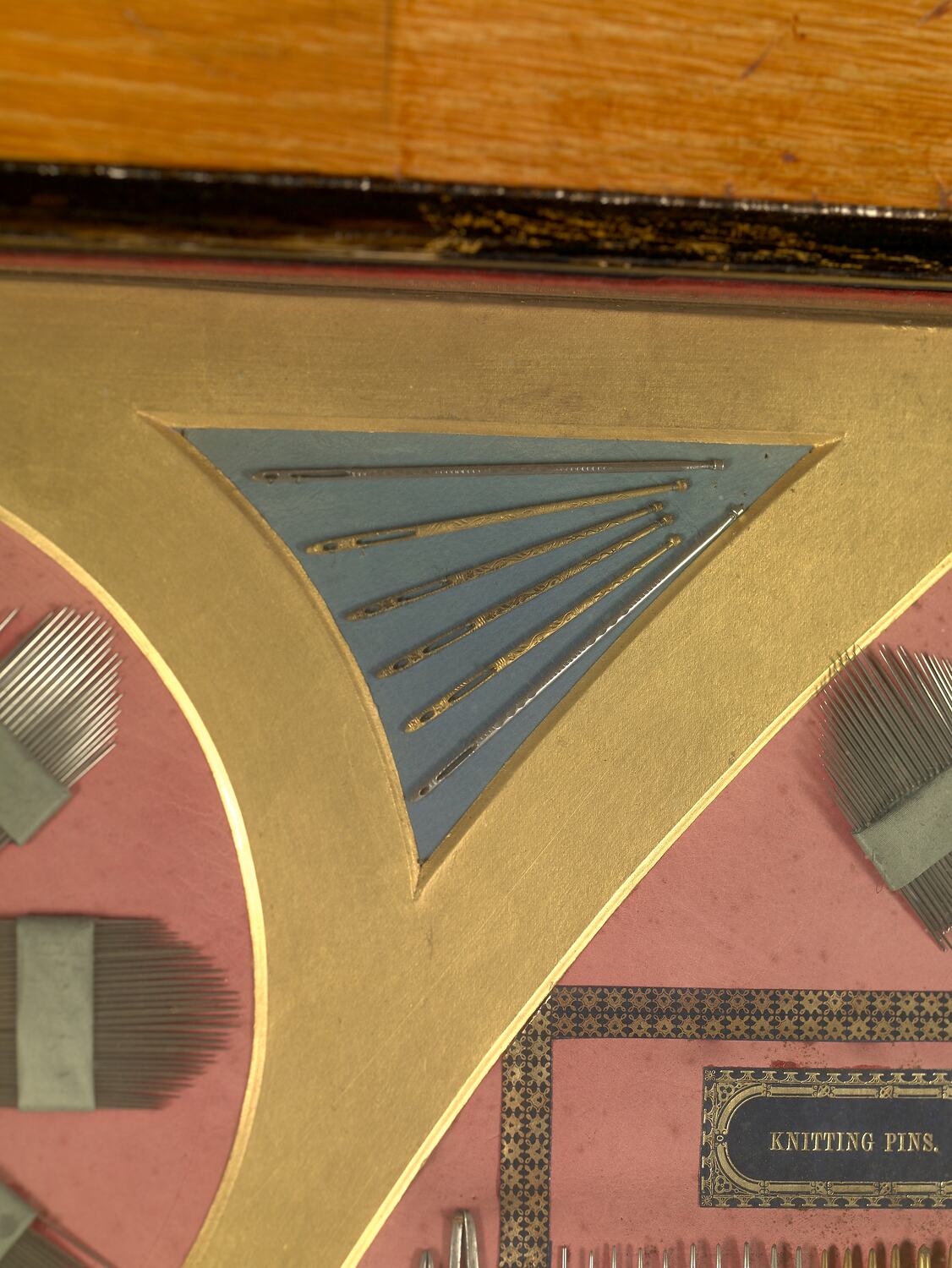 Trade Needle Display W Bartleet & Sons, Framed, 1887