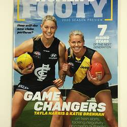 Football Magazine - 'Women's Footy' 2020 Season Preview, AFL Women's (AFLW) Competition, Feb-Apr 2020