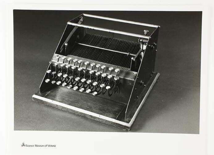Morse signal typewriter.