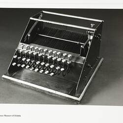 Morse Typewriter - Traeger Pedal Radio, 'Mary Margaret Kemp Set', 1931