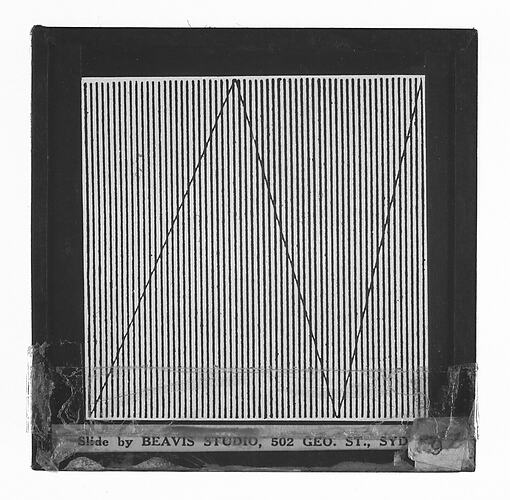 Lantern Slide - Universal Opportunity League, Optical Illusion