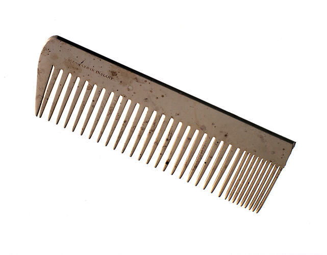 Hair Comb - Cream Plastic