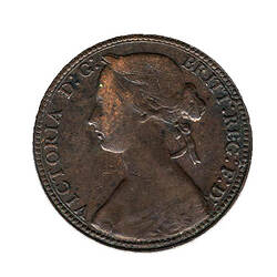 [NU 1245] Penny, Great Britain, 1860 (AD) (COINS) (Obverse)