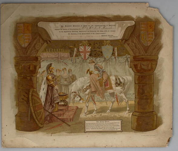 Invitation - Opening of Federal Parliament, 1901 (Documents)