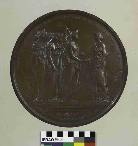 Medal - Intercolonial Exhibition of Australasia, Melbourne,1866-67 AD