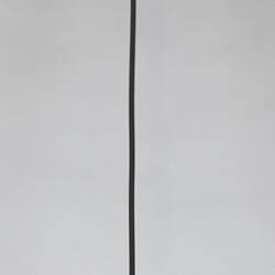 Pendulum with round weight, front view.