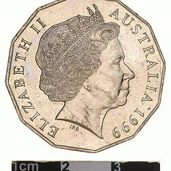 Coin - 50 Cents, Australia, 1999