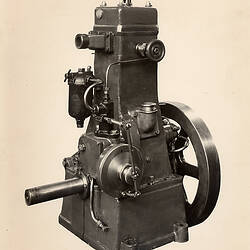 Photograph - A.T. Harman, Detail of a pump/motor for an excavator, circa 1935