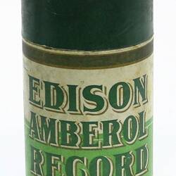 Cylinder Recording by Edison Amberol.
