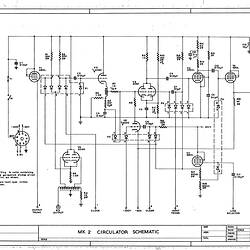 Schematic Diagram - CSIRAC Computer, 'Mk 2  Circulator Schematic', C24783, 1952-1955