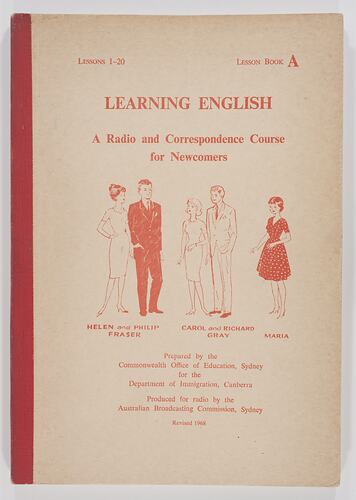 Booklet - ABC, Learning English Lesson Book A, Radio & Correspondence Course, 1968