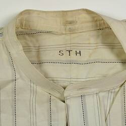 Shirt - Striped Cotton, Setsutaro Hasegawa, 1930s-1940s