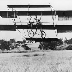 Photograph - Duigan Biplane in Flight, Spring Plains, 1910-11