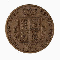 Coin - Half-Sovereign, Queen Victoria, Great Britain, 1877 (Reverse)