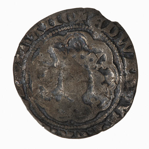 Coin - Halfgroat, Edward III, England, 1356 - 1361 (Obverse)