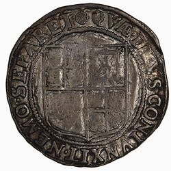 Coin - Shilling, James I, England, Great Britain, 1605-1606 (Reverse)