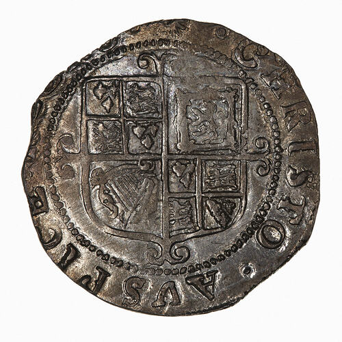 Coin - 1 Shilling, Charles I, Great Britain, 1645-1646 (Reverse)