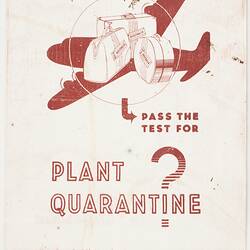 Leaflet - Plant Quarantine, circa 1957